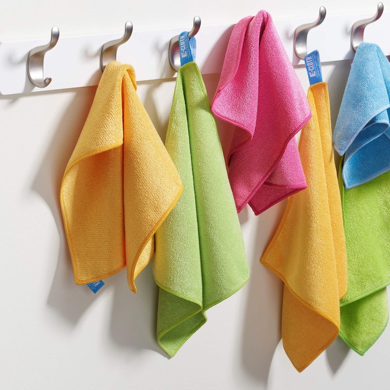 E-Cloth Multi-Purpose Microfibre Cloth, Green, Pack of 10