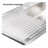Meer Faucets By Cnx Kit Completo De Tarja Con Escurridero