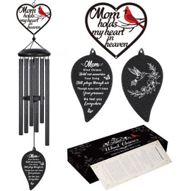 Memorial Gifts for Loss of Mom Wind Chimes,Sympathy Gifts for Loss of Mom,Bereavement Remembrance Funeral Condolence Gifts for Loss of Mother, 30“ Memorial Wind Chimes for Loss of Loved One