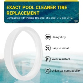 Ar-Pro (Pack of 3 The Exact Pool Cleaner Tire - Compatible with Polaris 180 280 36