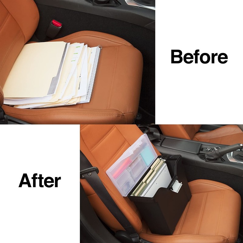 STAPLES File Folder Tote, Portable Filing Box for Letter SIze