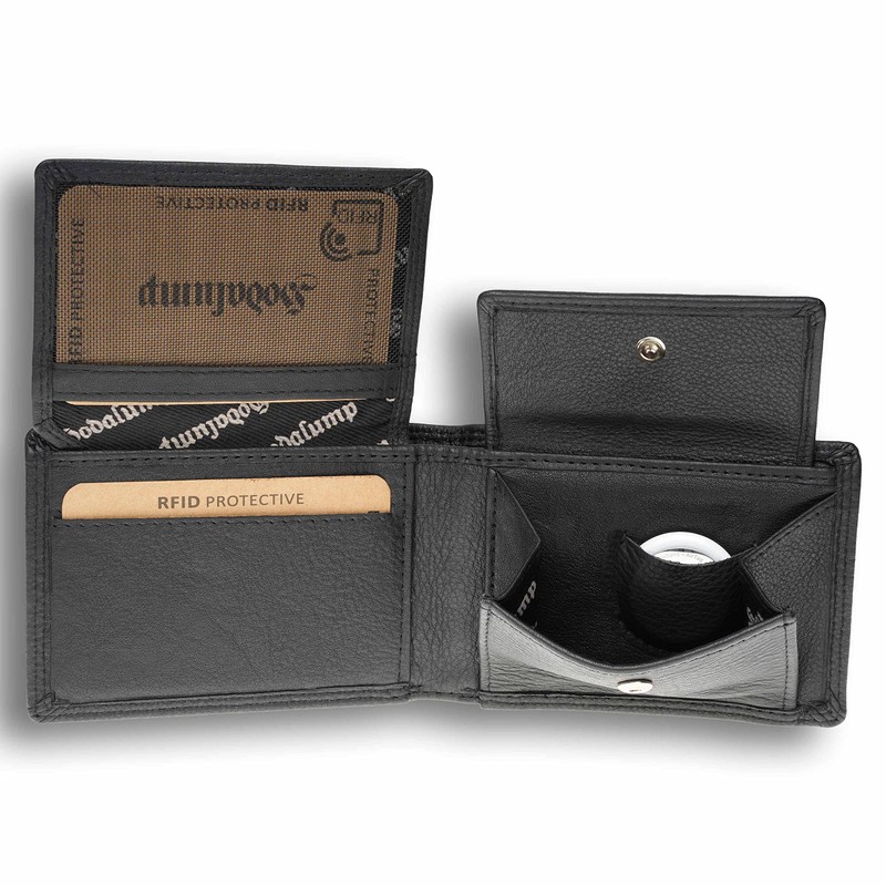 hodalump Men's Genuine Leather Small Wallet - Small Wallet/Wallet/Wallet/Wallet, black,