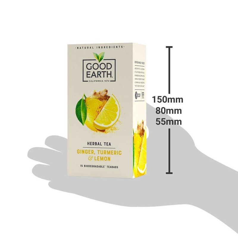 Good Earth Tea Co. Ginger, Turmeric & Lemon Tea -
