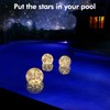 DeeprBlu Pool Chlorine Floater with Solar Ball Light, Floating Chlorine