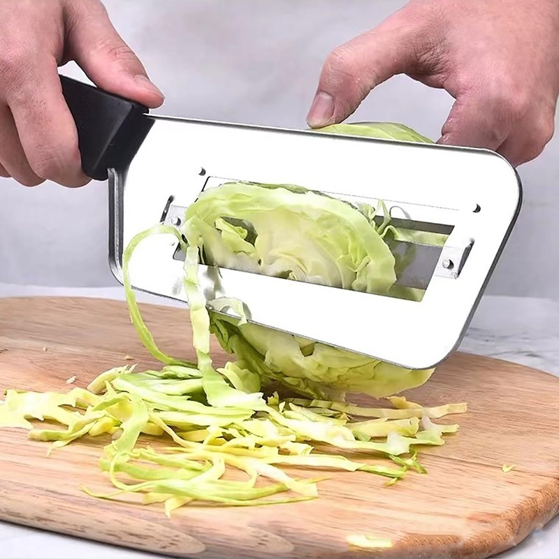 2 Pcs Cabbage Chopper Shredder - Stainless Steel Kitchen Knife