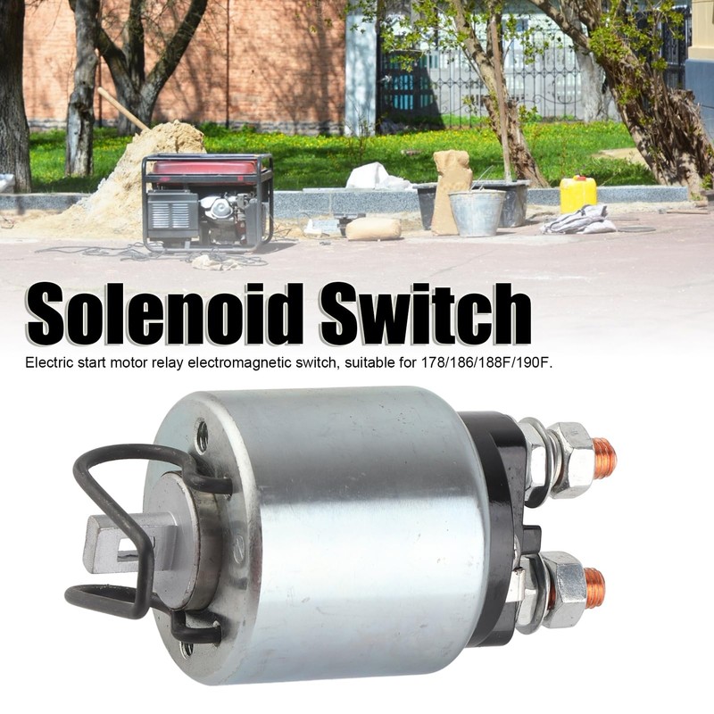DOUQIFEI Solenoid Switch, Starter Relay Switc Motor Starter Relay Solenoid