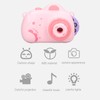 Kids Music Camera Pink Cute Adjustable Puzzle Kids Cartoon Projection