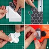 Luxshield Reflector Sticker Set - Hexagon Small - for Bicycle,