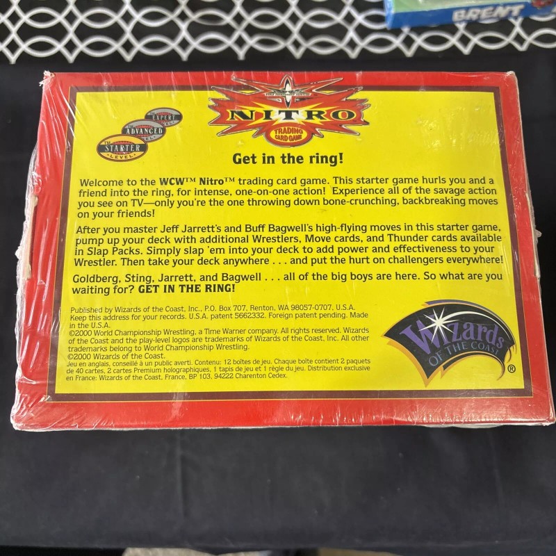Factory Sealed 2000 WCW NITRO TCG! 2 Player Starter Deck!