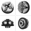 Mandrino autocentrante per tornio, mandrino manuale K02-63/M14 a 4 ganasce