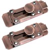 2 PCS Sliding Door Bolt Lock,Antique Safety Latches for Doors