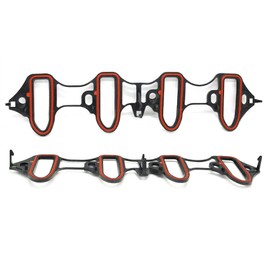 Zieichy 2 Pcs Intake Manifold Gaskets Set Compatible with Chevy Silverado Tahoe GMC Sierra 4.8L 5.3L 6.0L Engines, Replaces 89060413, 89017589