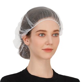 Fancystyle - Red de nailon blanca de 24 pulgadas, servicio de alimentos para el cabello duradero., Blanco, 24