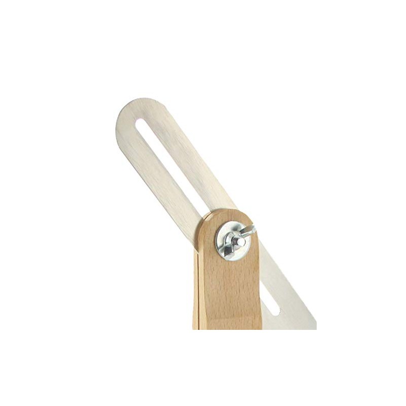 hedue® Schmiege A233 Angled Beech Beech with Slotted Hole and