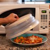 Handy Gourmet Beige Eco-Collapsible Splatter Shield-Keeps Microwave Clean (JB8448BGE)