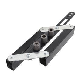 2-in-1 Hole Finder, Professional Self-Centering Dowel Gauge, Adjustable Drill Guide Tools for Carpentry, Wooden Board Connection Drill Locator