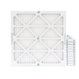 Glasfloss ZL 14x14x1 MERV 13 (FPR 10) Air Filters for AC and Furnace. Case of 12. Actual Size: 13-1/2 x 13-1/2 x 7/8