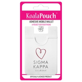 Sorority Shop Sigma Kappa - Koala Pouch - Logo Design, Adhesive cell phone wallet