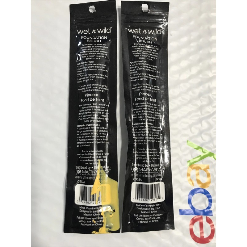 wet n wild 2 Brush Lot WET n WILD FOUNDATION