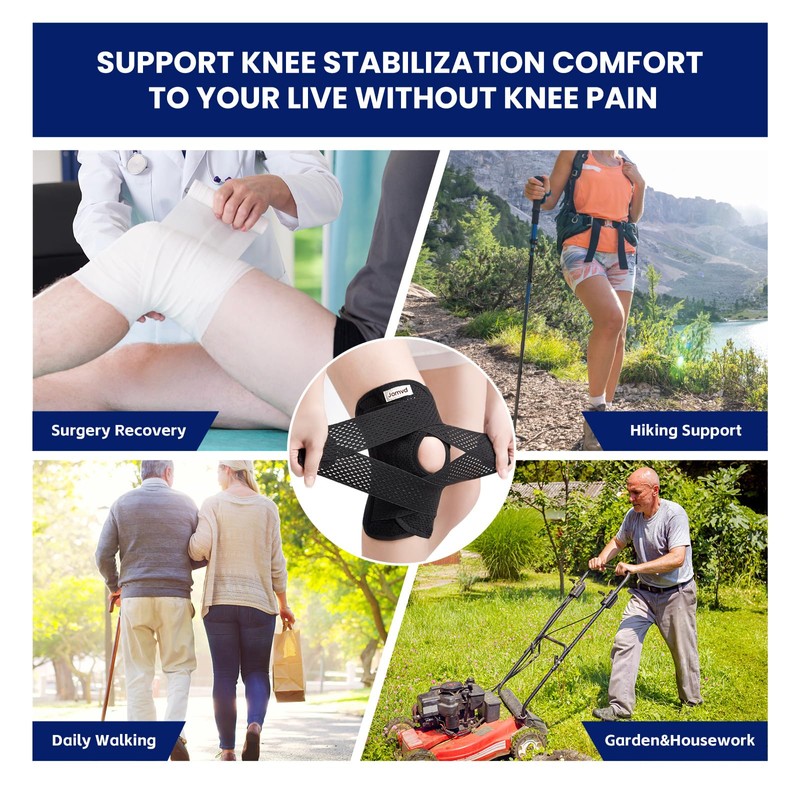 JOMVD Professional Knee Brace for Meniscus Tear, Knee Support with