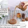 High Borosilicate Glass Measuring Cup Set-V-Shaped Spout，Includes 250ml(8OZ), 500ml(16OZ), and