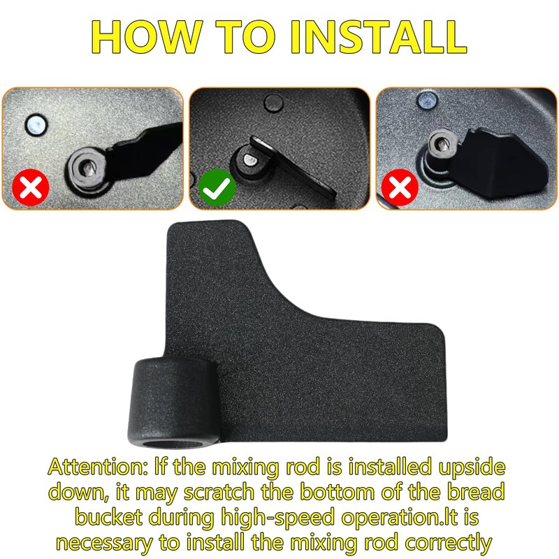 Bread Maker Paddle, Bread Machine Dough Mixing Paddle Replacement Universal