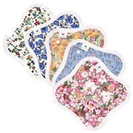 AESSH-5P-VDS Panty Liner NO 2 Organic Cotton, Set of 5, Vds, Popular Pattern Select, Value for Mass Production