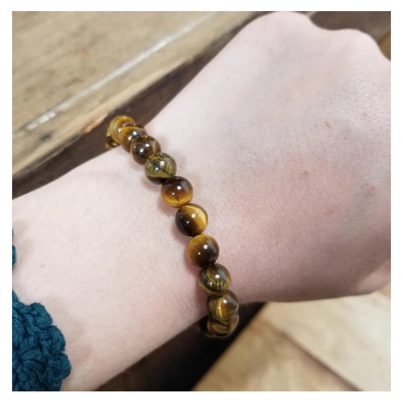 Tiger Real Tiger Eye Bracelet Strength Courage Luck Wealth Gemstone