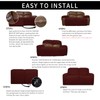 Easy-Going 100% Dual Waterproof Recliner Loveseat Cover, 6-Pieces Stretch Relining