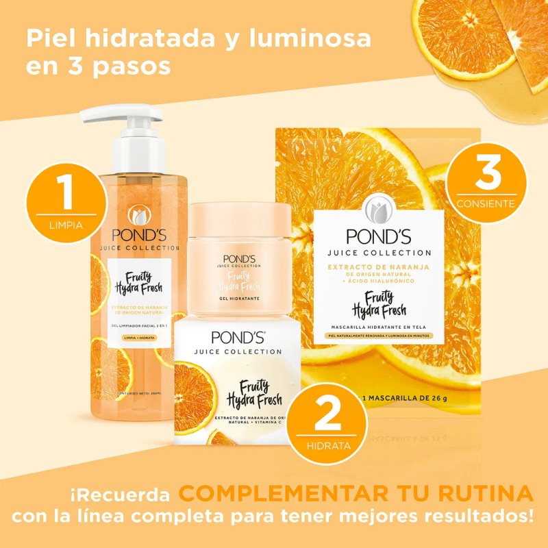 Pond Fruity Hydra Fresh Mascarilla Hidratante Naranja