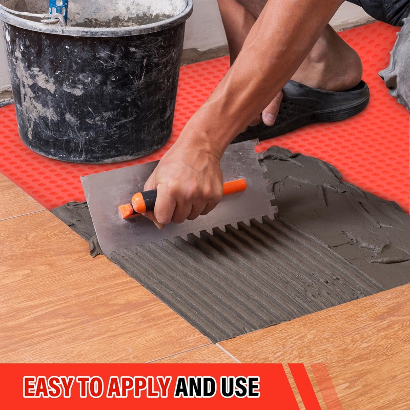 Drydiet Uncoupling Membrane for Tile Floor Self-Adhesive Tile 1/8''(3.3mm) Uncoupling