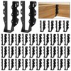 48 Pcs 2x8 Joist Hanger,Q235B Steel Black Powder Coated Face