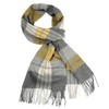 WAMSOFT Wool Winter Plaid Scarf for Men Tartan Women Fashion