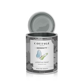 Serenity Silk All-in-One Mineral Chalk Paint for Furniture, Home Decor, Cabinets and DIY Crafts - Built-in Topcoat - (32oz, Grey Fox)