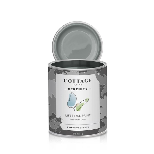 Serenity Silk All-in-One Mineral Chalk Paint for Furniture, Home Decor,