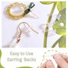 Silicone Earring Backs, Full Cover, 20PCS Clear Earring Backs Replacements,