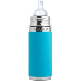Pura Kiki Insulated Infant Bottle 260ml - Aqua