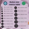 Mother of Pearl Buttons 20 Pieces Shirt Button 0,4 inches