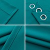 Pickluc Grommet Blackout Curtains 54 Inches Long 2 Panels, Light
