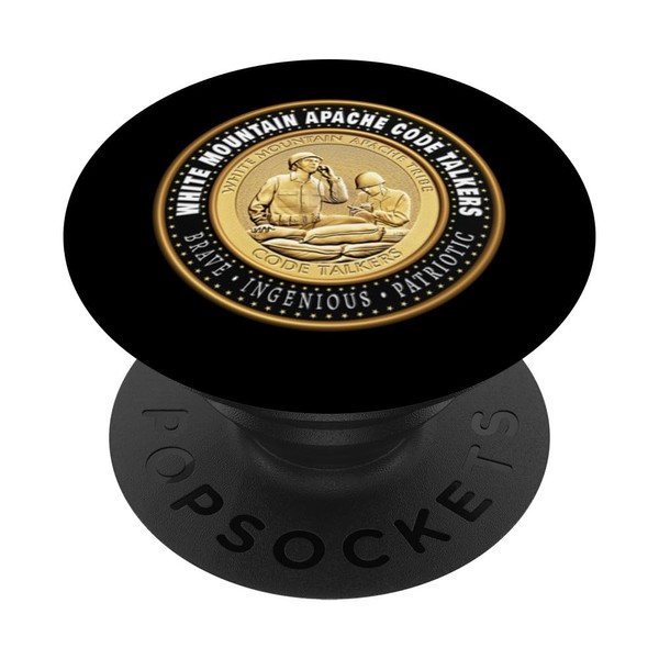 White Mountain Apache Tribe Code Talkers Tribute for Militar PopSockets