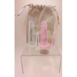 Vanity Planet Silicone Cupping Set For Face 4 Piece Set W/ Bag - Sealed  $35 RV