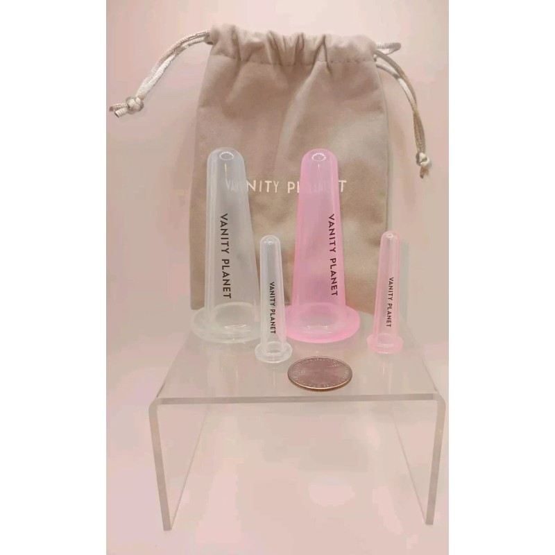 Vanity Planet Silicone Cupping Set For Face 4 Piece Set