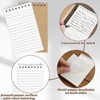 MIVIDE 60 Pack Pocket Notebooks, 3x5 Small Top Spiral Notepad