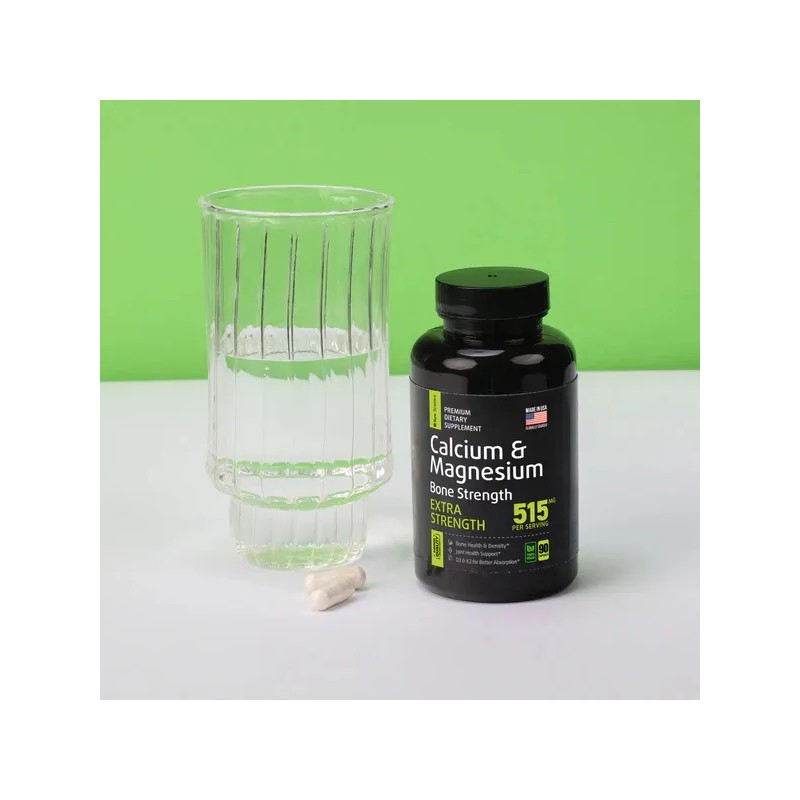 Raw Science Calcio Y Magnesio 515mg 90 Capsulas Hecho En