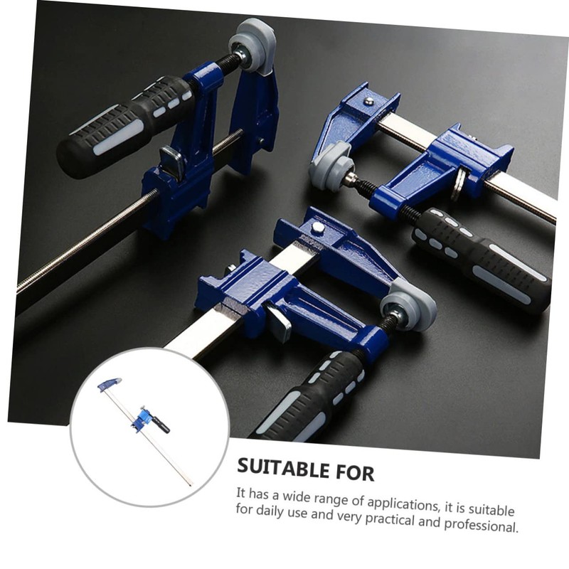 Gatuida Heavy Duty Clamp for Woodworking Ergonomic Grip Design Quick
