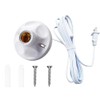 15Ft Light Bulb Base with Cord E26/E27 Light Socket with