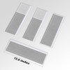 Metonsto Refrigerator Door Handle Covers, 4pcs, Kitchen Appliance Decor, Fridge