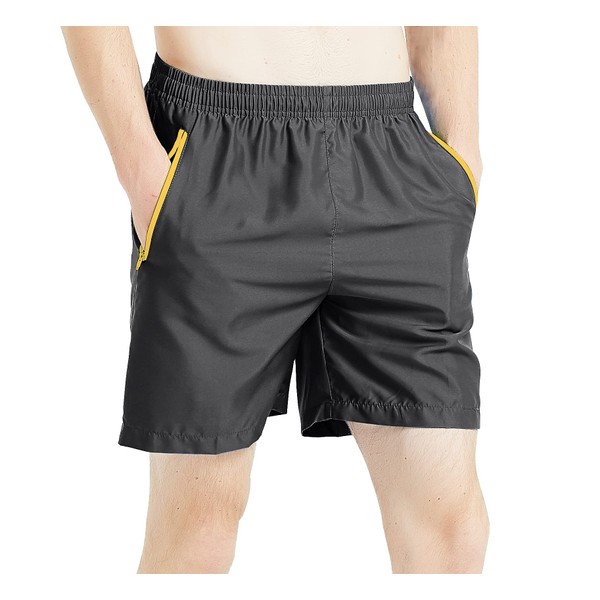MADHERO Mens Swim Shorts with Mesh Liner Summer Bathing Suit