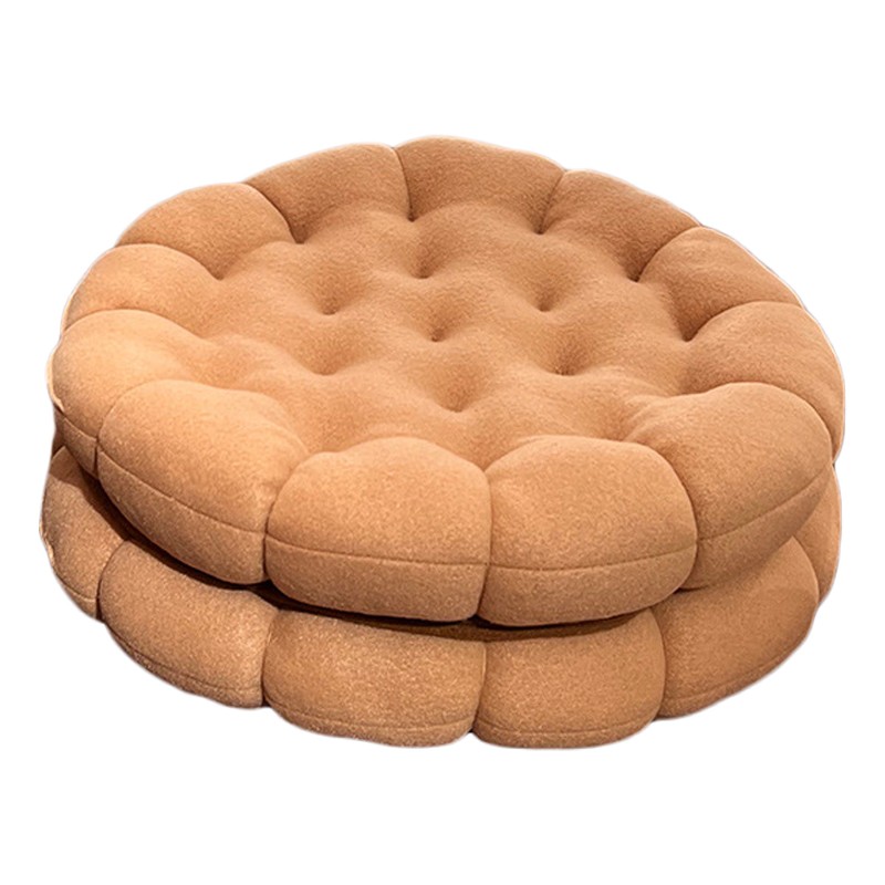 Cookie Cushion Cute Soft Breathable PP Cotton Filling Seating Cushion