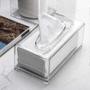 Tissue Box Transparent Acrylic Facial Tissue Dispenser Box Cover Holder
